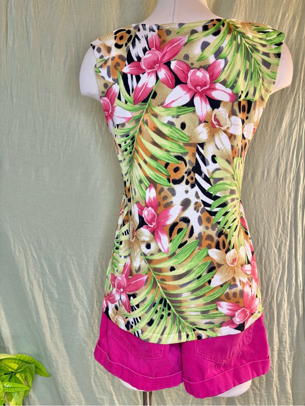 Multicolor Tropical Print Top with Sequins #y2k #zaralarssonstyle - Picture 2 of 9